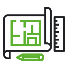 Apartment plan icon